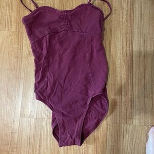 Adult Dance leotard maroon